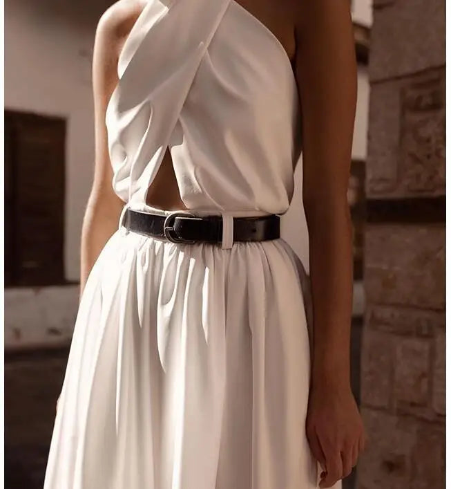 Boho Backless Halter Jumpsuits