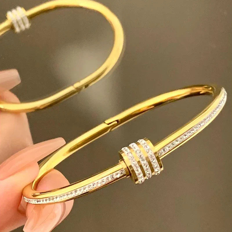 Designer 18K Titanium Steel Bracelet