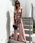 Madison High Waist Wide Leg Jumpsuit