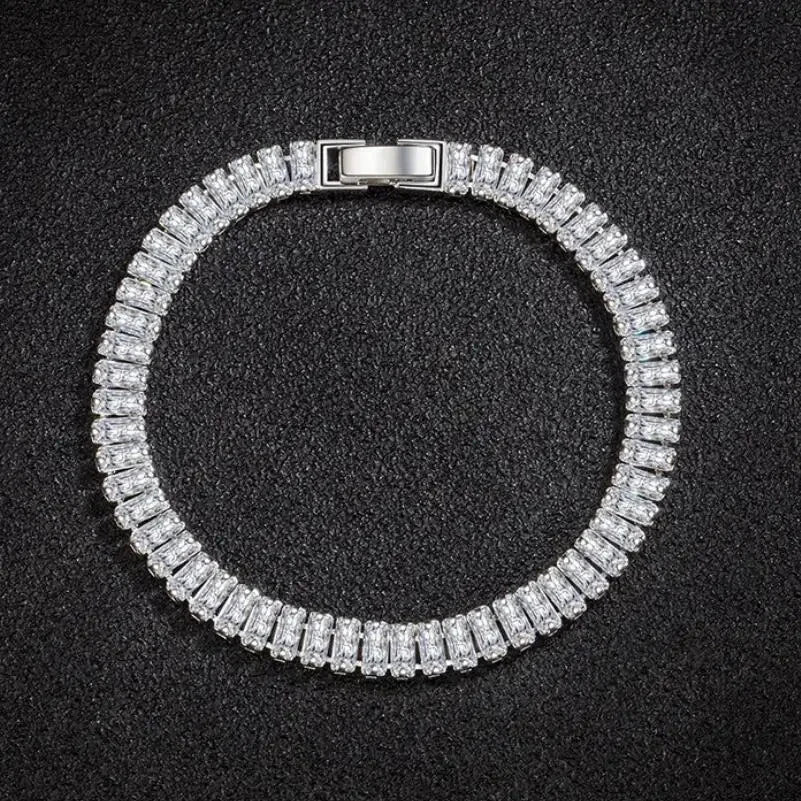Lux 925 SS Crystal Bracelet