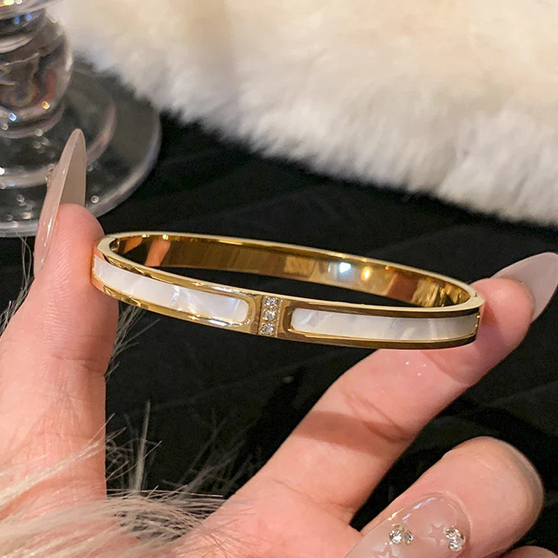 Designer 18K Titanium Steel Bracelet