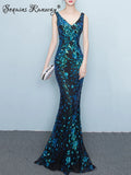 Maxi Sequin Party Dress