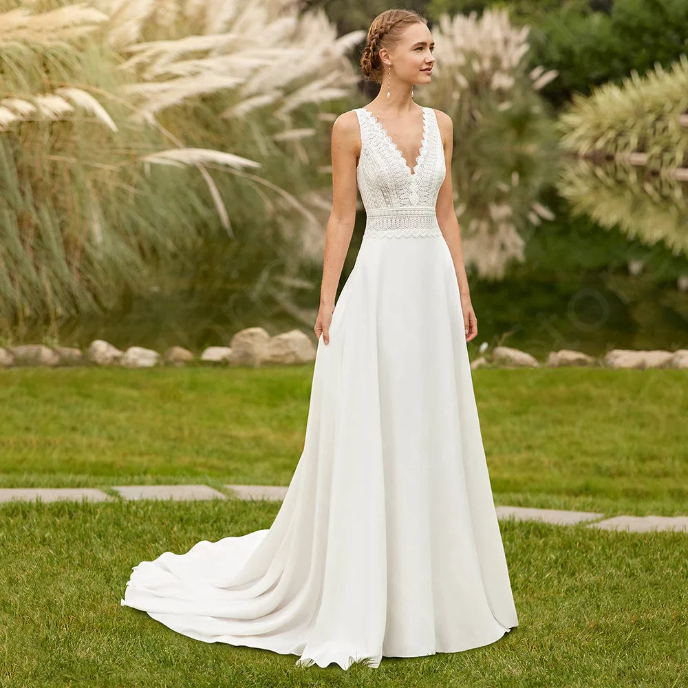 Summer Boho Wedding Dress